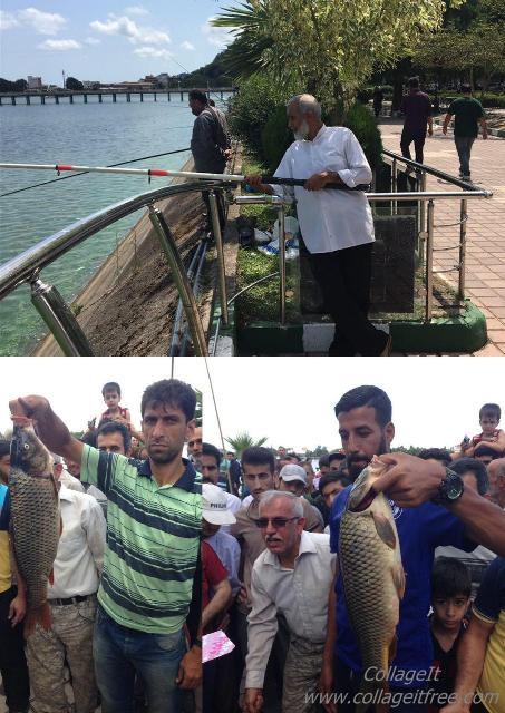 همايش پياده روي خانوادگي و ماهيگيري با همكاري شهرداري لاهيجان برگزار شد